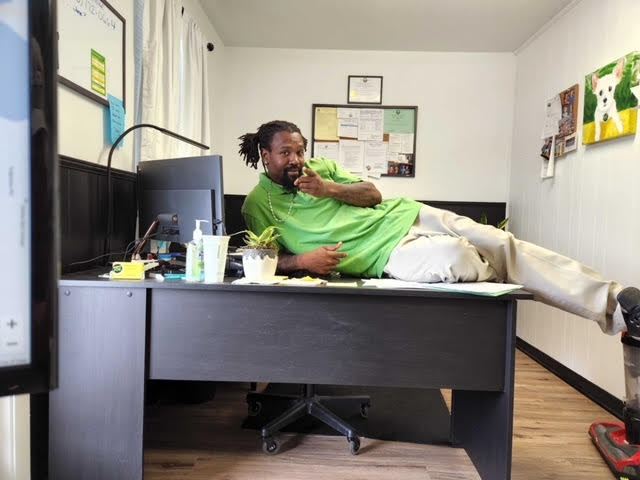 Office antics at Mosquito Joe of Northwest Florida