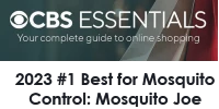 CBS essentials 2023 no. one for mosquito control badge.