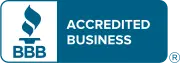 BBB Accredited Business seal. A+ Rating