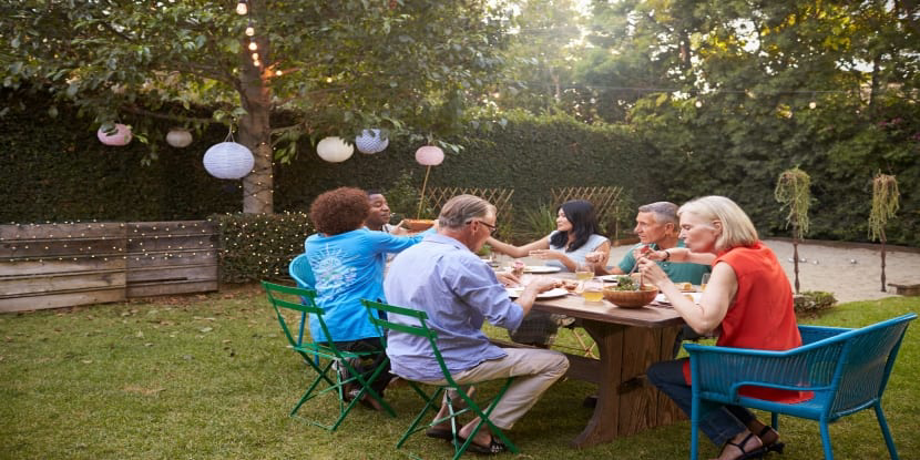 A Backyard picnic.