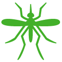 Green Mosquito Icon